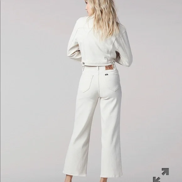Lee women’s cropped wide leg jean - Picture 2 of 9